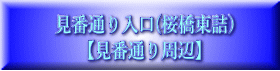 見番通り入口(桜橋東詰） 【見番通り周辺】 